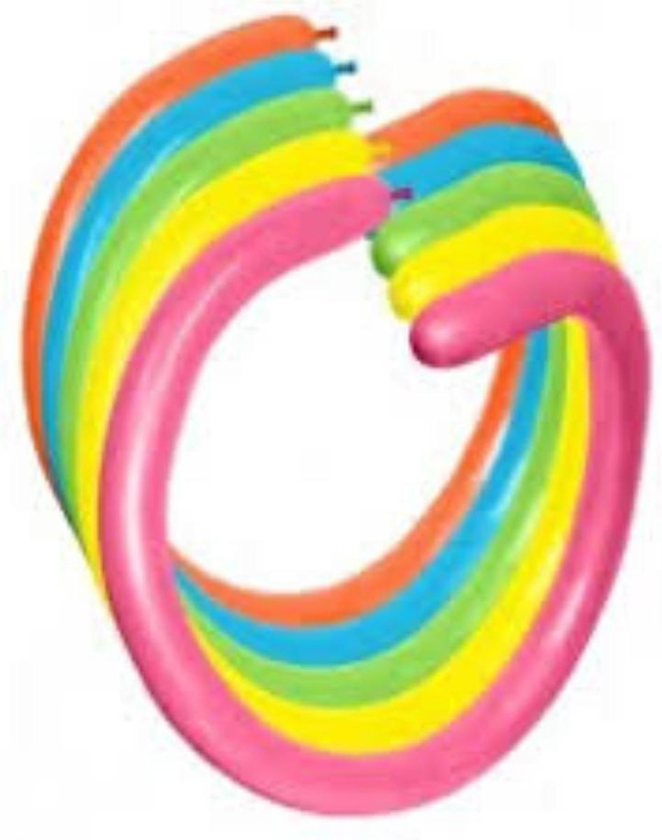 Modelleer ballonnen| plooi ballonnen | 260S assortiment Tropical kleuren